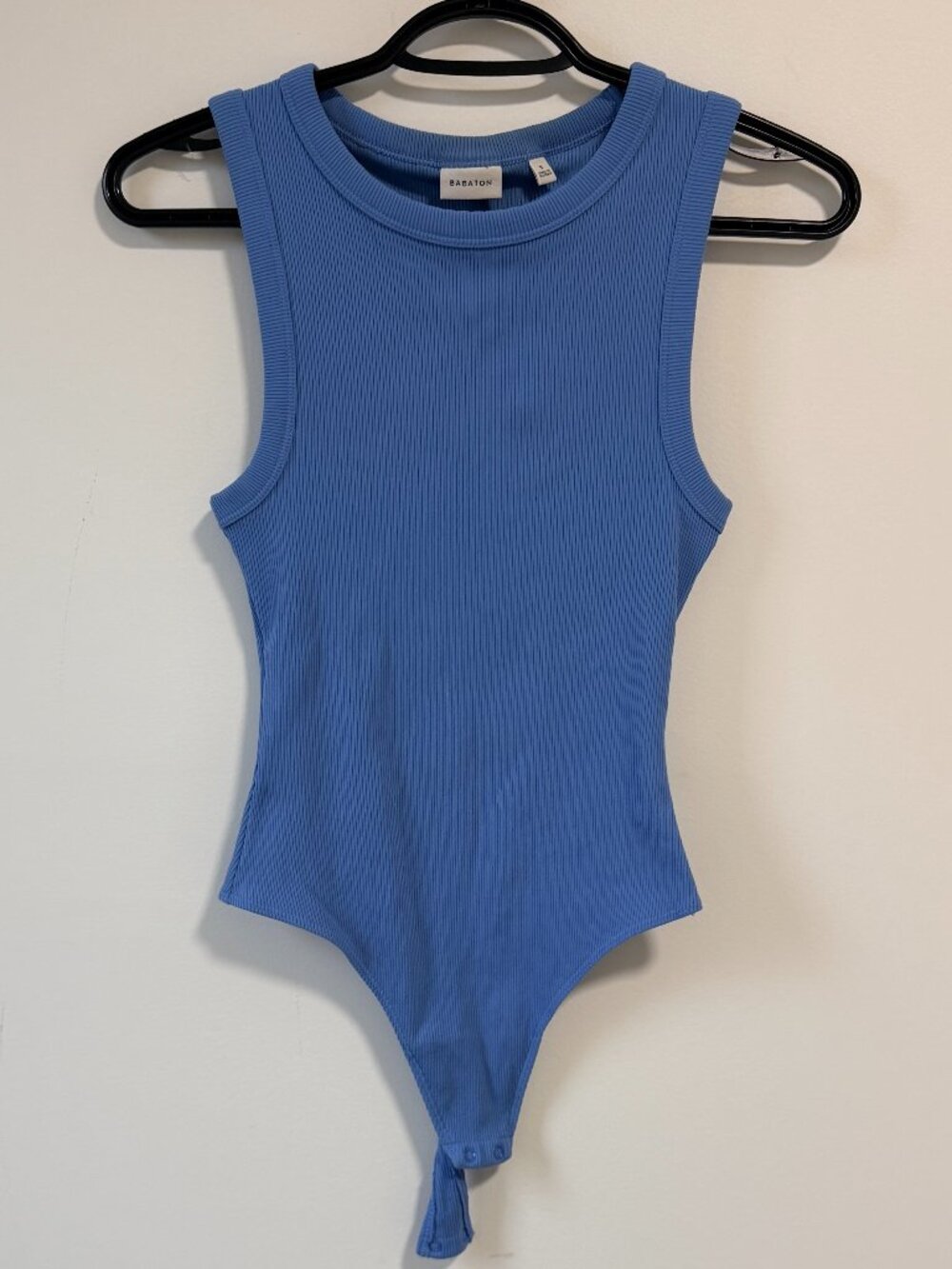 Babaton FormaRib Muscle Bodysuit Blue Size Small